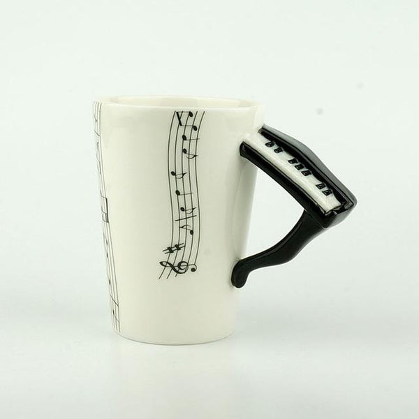 Piano Ceramic Coffee Cup