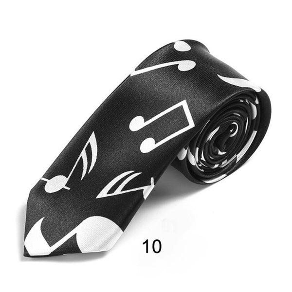 Fashion Music Note Men's Tie