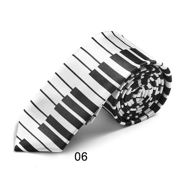 Fashion Music Note Men's Tie