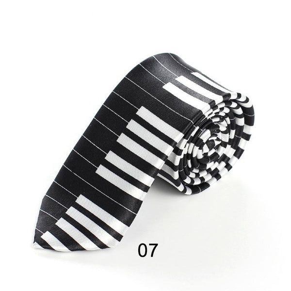 Fashion Music Note Men's Tie
