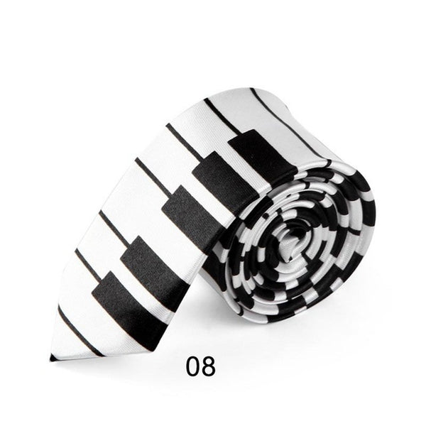 Fashion Music Note Men's Tie