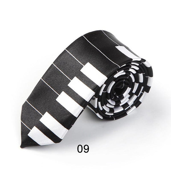 Fashion Music Note Men's Tie