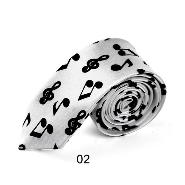 Fashion Music Note Men's Tie