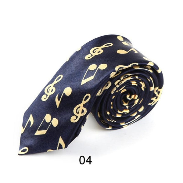 Fashion Music Note Men's Tie